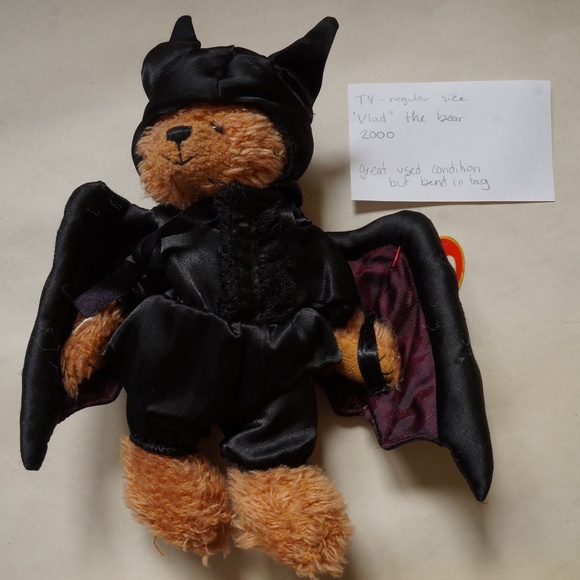 TY - beanie baby - Vlad the bear (2000) with tag - Picture 1 of 2